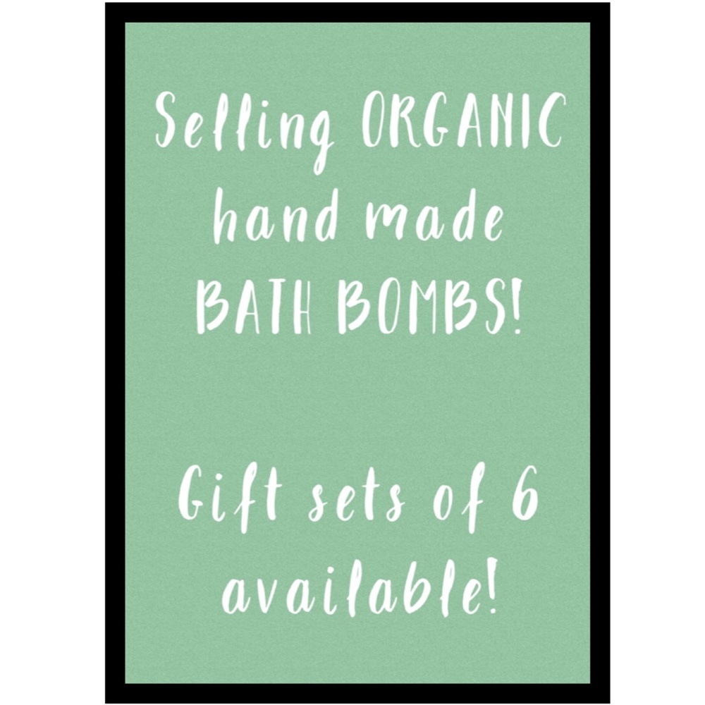 MoonFlower Organic Bath Bombs!